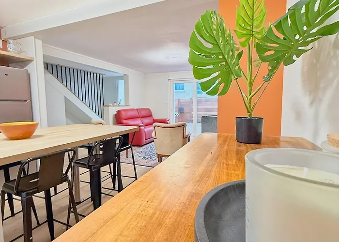 Maison Magnolia Jardin & Terrasse Proche Centre *